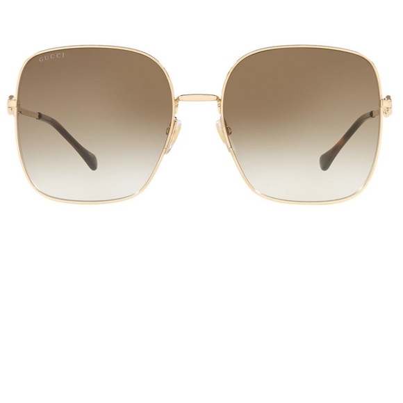Gucci Accessories - Gucci horsebit embellished oversized sunglasses